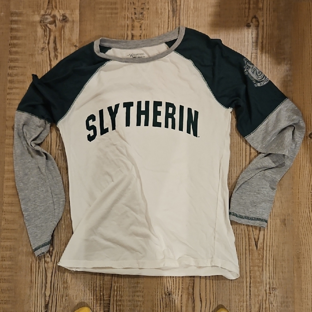Warner Bros. Slytherin Long Sleeve Shirt Spirit Jersey